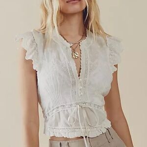 Free people boho top worn less than 10 times